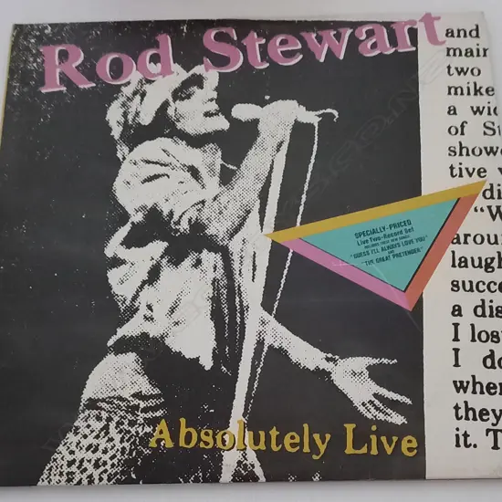 Rod Stewart, Absolutely Live, (Double Album)